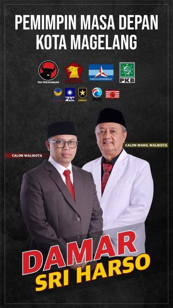 Damar - Sri Harso Calon Walikota & Wakil Walikota Magelang