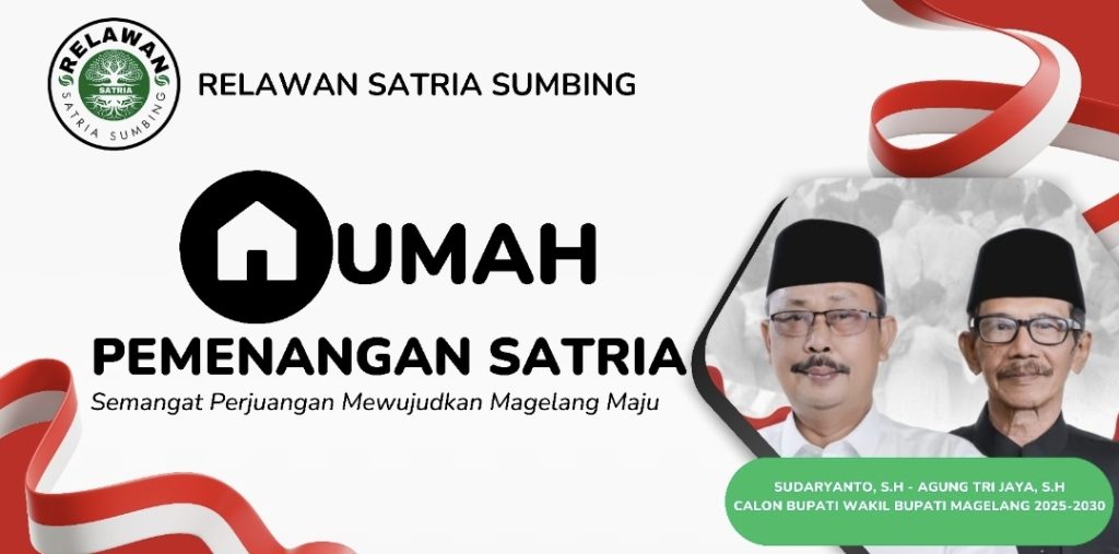 Dalam Waktu Dekat, Relawan Satria Sumbing Siap Deklarasikan Paslon Satria Sebagai Bupati dan Wakil Bupati Magelang